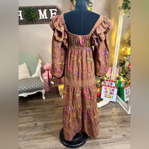 Farm Rio • Dotted Horse Maxi Dress - Picture 5 of 16